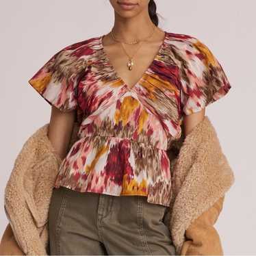 love the label | painterly cotton open back bohem… - image 1