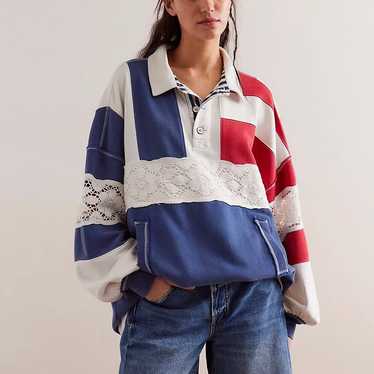 Free People We The Free American Dream Polo Pullov