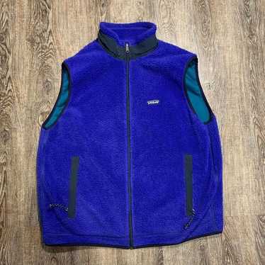 Patagonia × Vintage 1996 patagonia deep pile vest… - image 1