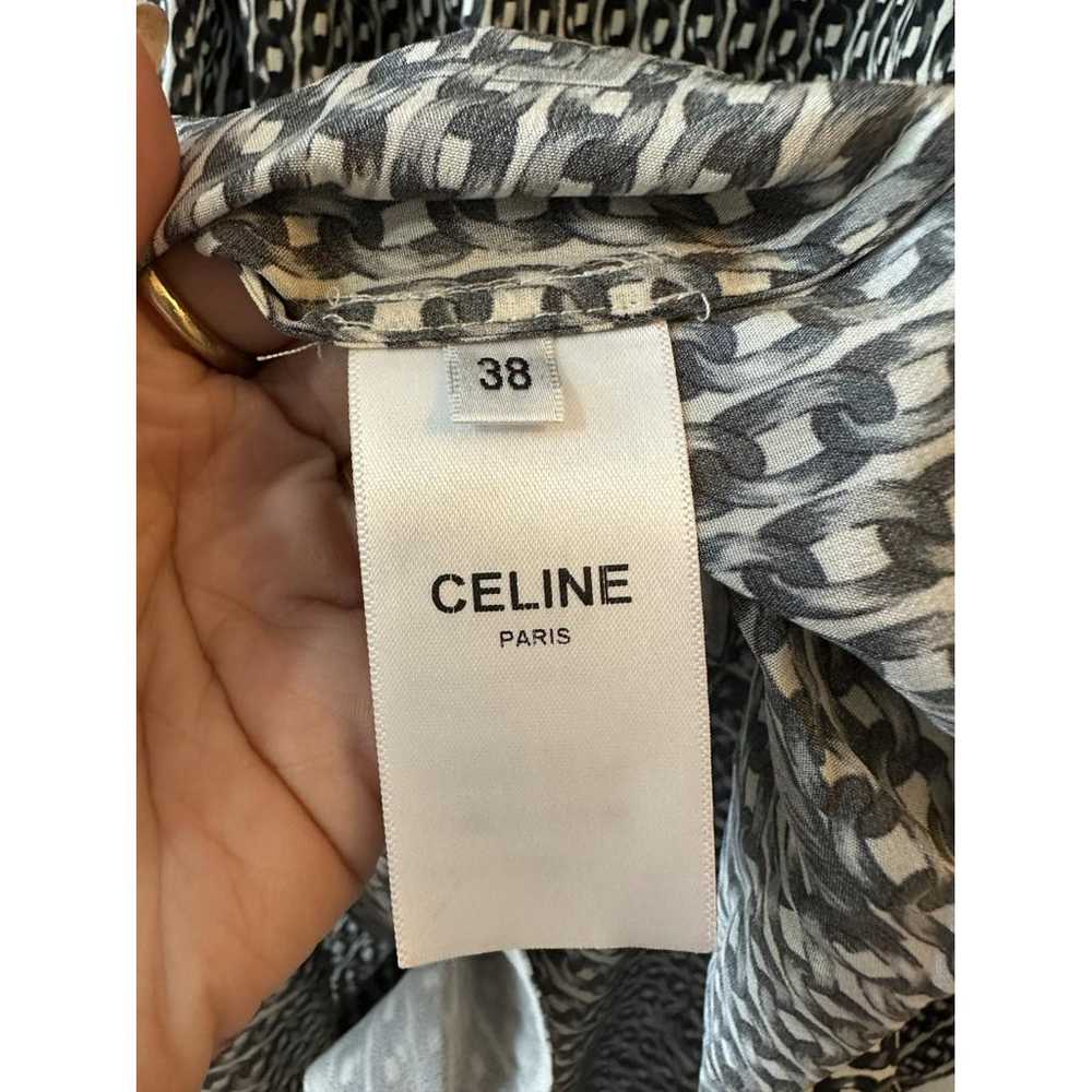 Celine Silk mid-length dress - image 7