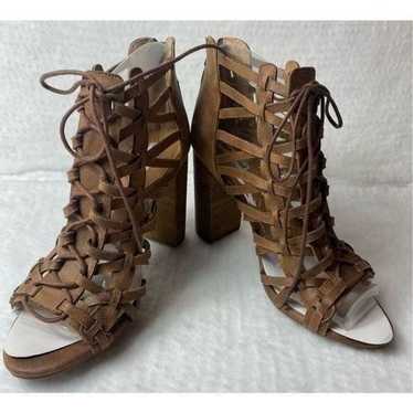 Not Rated Tan Jacey Heeled Sandal