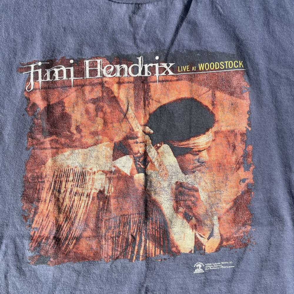 Vintage × Zion Rootswear Jimi Hendrix Woodstock b… - image 3