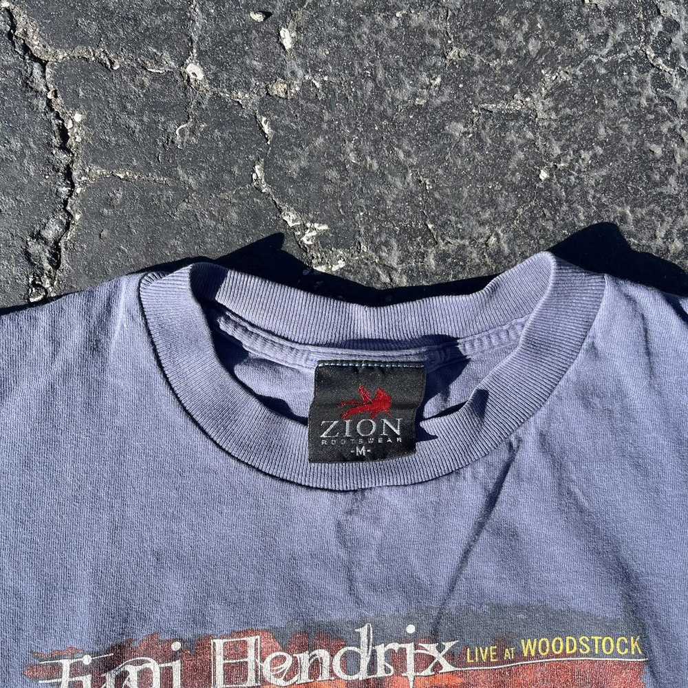 Vintage × Zion Rootswear Jimi Hendrix Woodstock b… - image 7