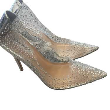 Steve Madden Women's 6.5 Rhinestone Clear Pointed… - image 1