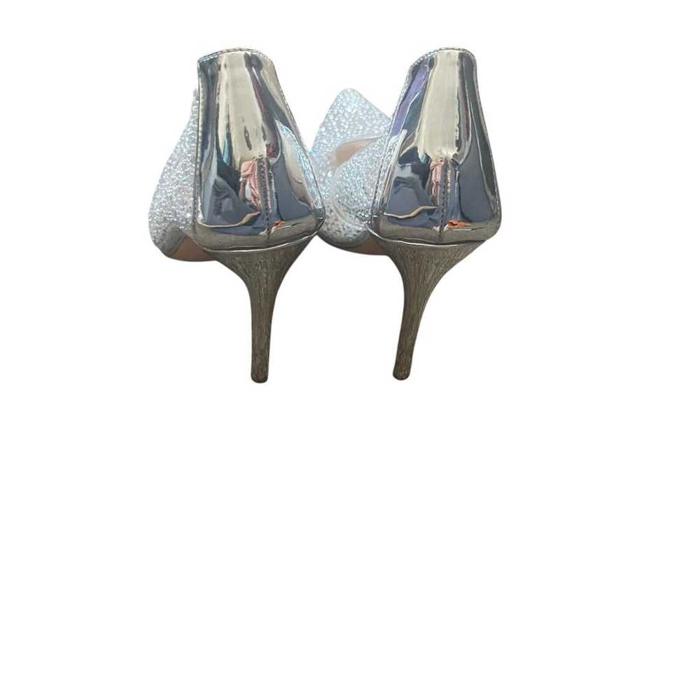 Steve Madden Women's 6.5 Rhinestone Clear Pointed… - image 5