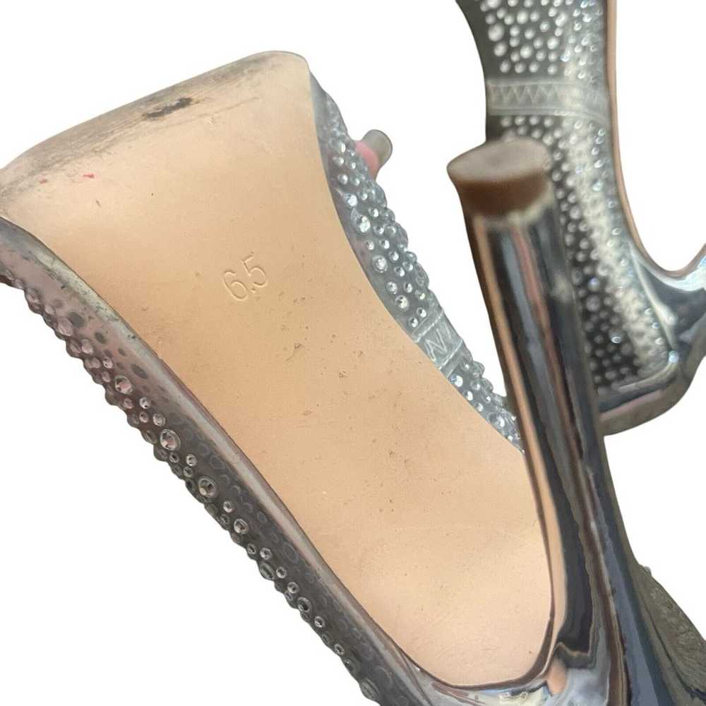 Steve Madden Women's 6.5 Rhinestone Clear Pointed… - image 8