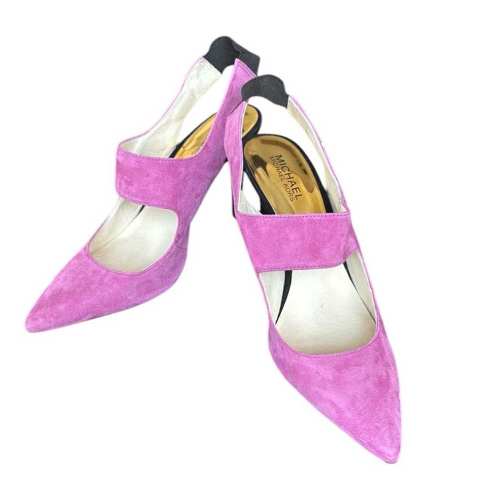 Michael Kors Sivian Sling Back Heels In Pinkish p… - image 1