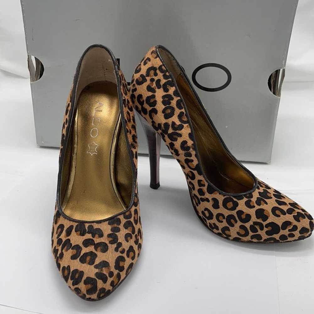 Aldo Cheetah Print Stiletto High Heals - image 9