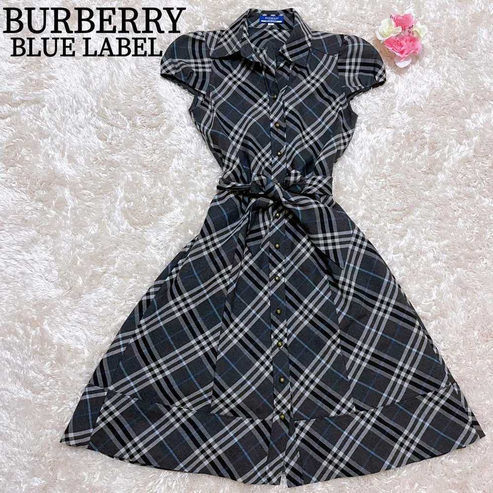 Women JP-size S Dress Burberry Blue Label Dress N… - image 1