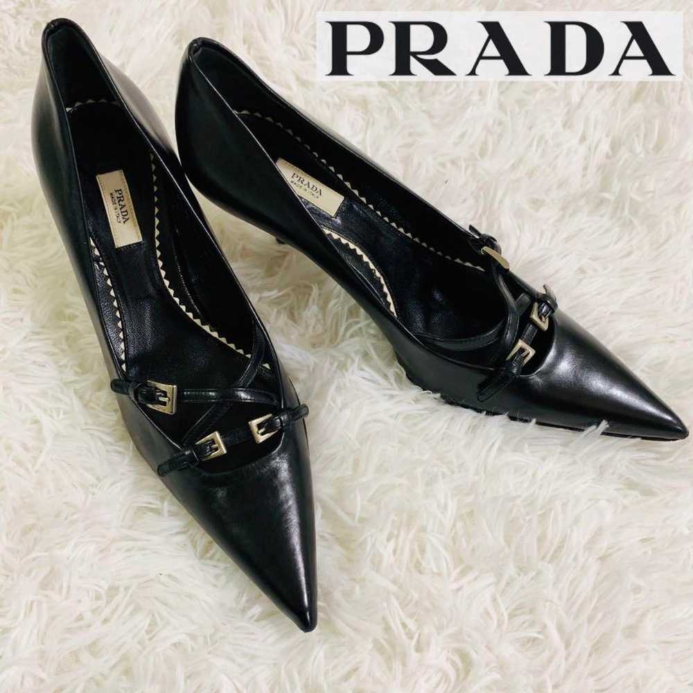 PRADA pumps, heels, belt, black, 22 to 22.5 cm - image 3