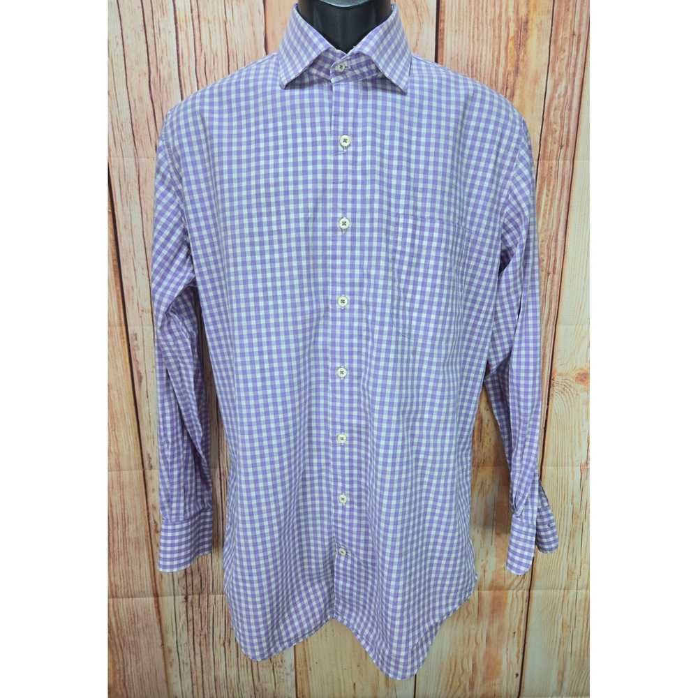 Peter Millar Peter Millar Mens Medium Purple & Wh… - image 1