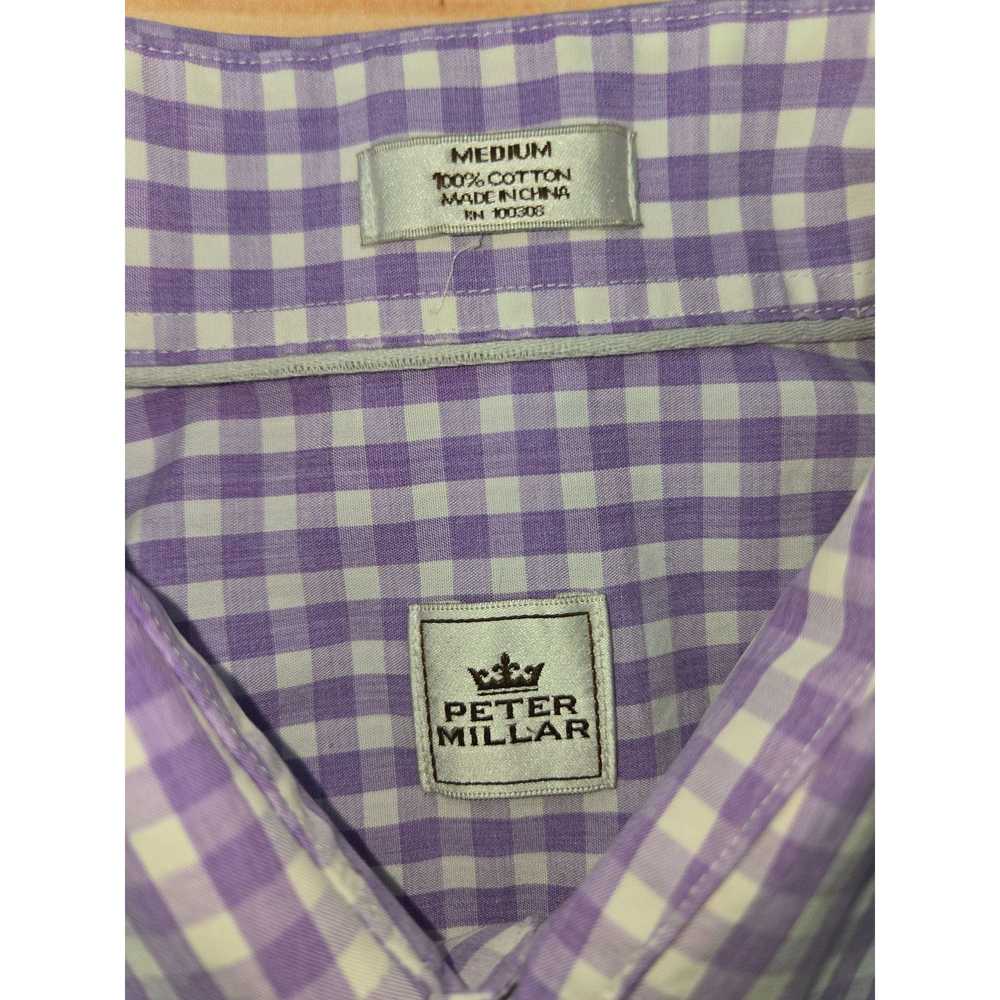 Peter Millar Peter Millar Mens Medium Purple & Wh… - image 4