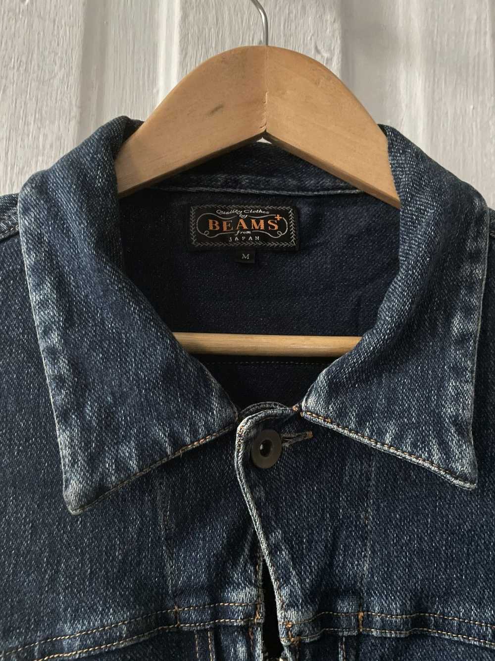 Beams Plus Denim Zip-Up Shirt - image 3