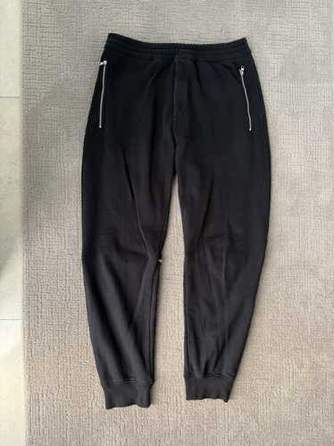 Alexander McQueen Black Joggers with Bandana Detai