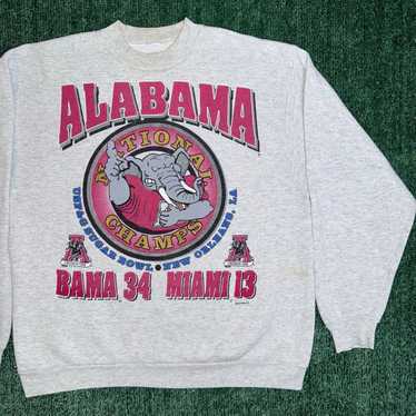 Ncaa Vintage 1993 University of Alabama NCAA Crewn