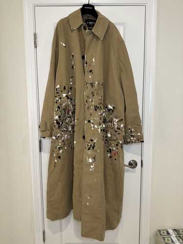 Balenciaga ARTIST PAINT SPLATTER COAT