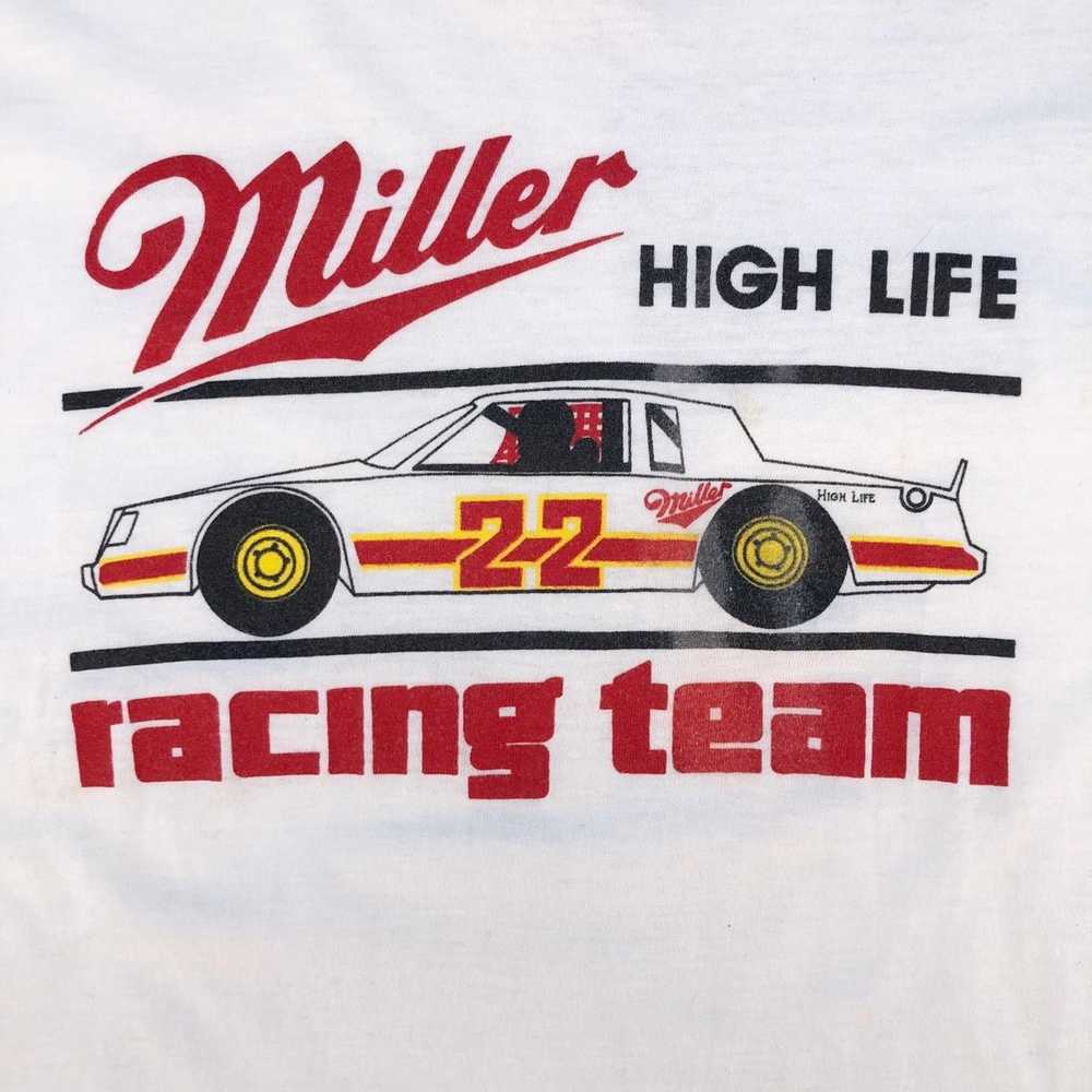 Screen Stars × Vintage 80s Miller High Life Racin… - image 2