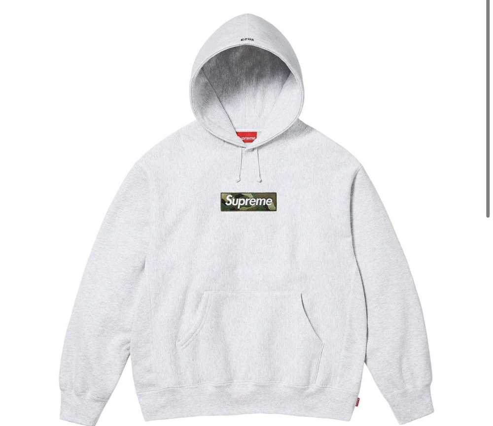 Supreme Supreme Camo Box Logo Hoodie 2023 - image 1