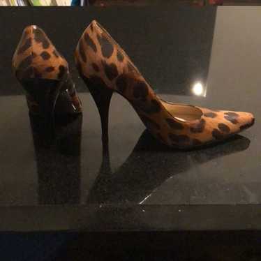 stuart weitzman patent leather cheetah a - image 1