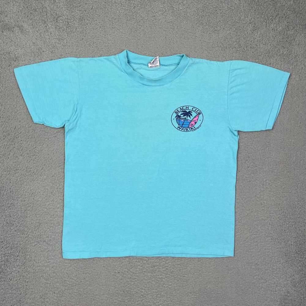 Vintage 80s Hawaii Waikiki T-shirt - image 2