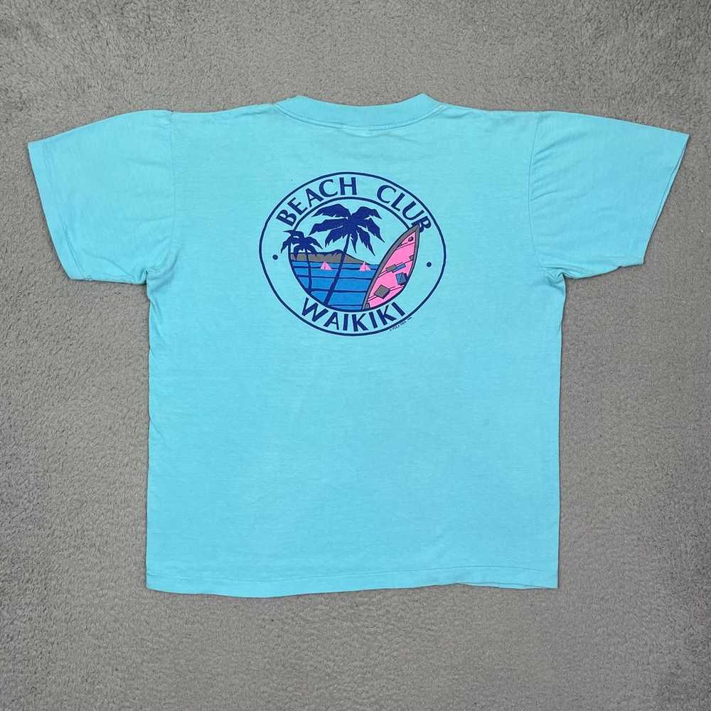 Vintage 80s Hawaii Waikiki T-shirt - image 4