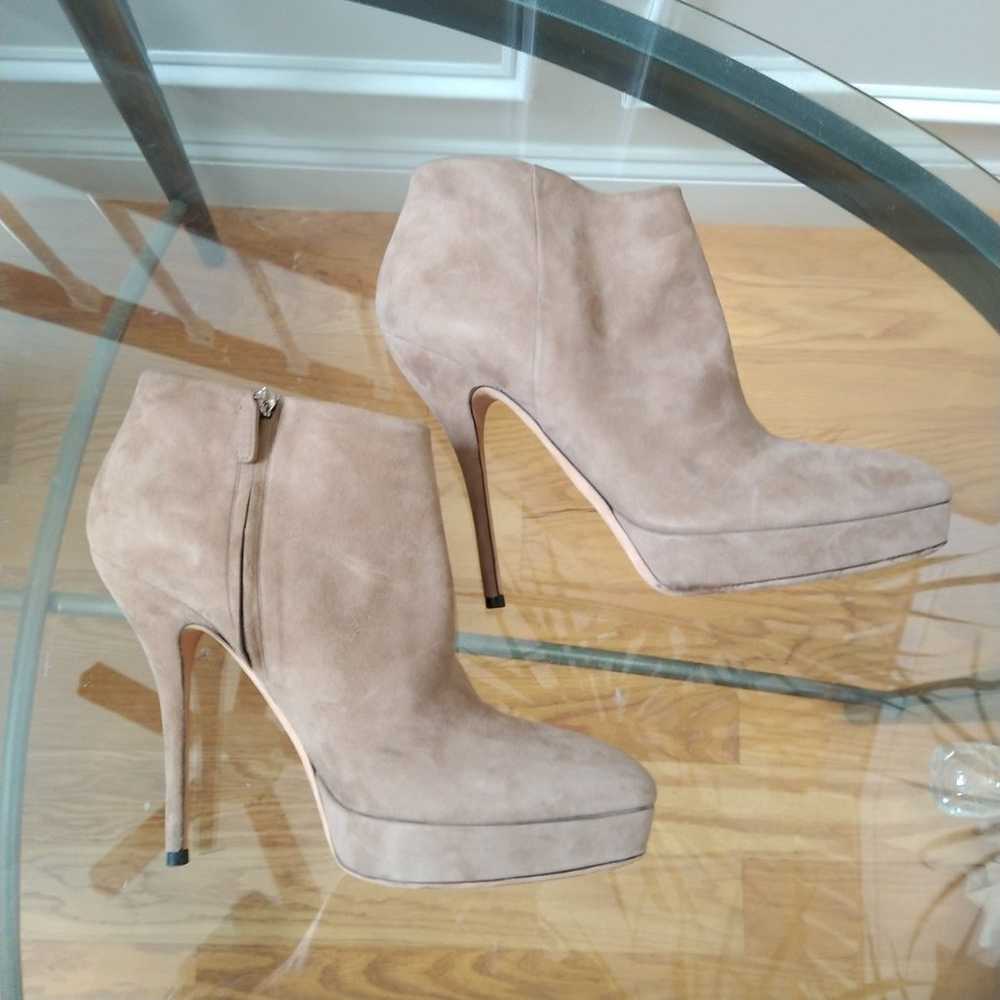 Gucci Brown Suede Platform Booties Size 40.5 - image 8