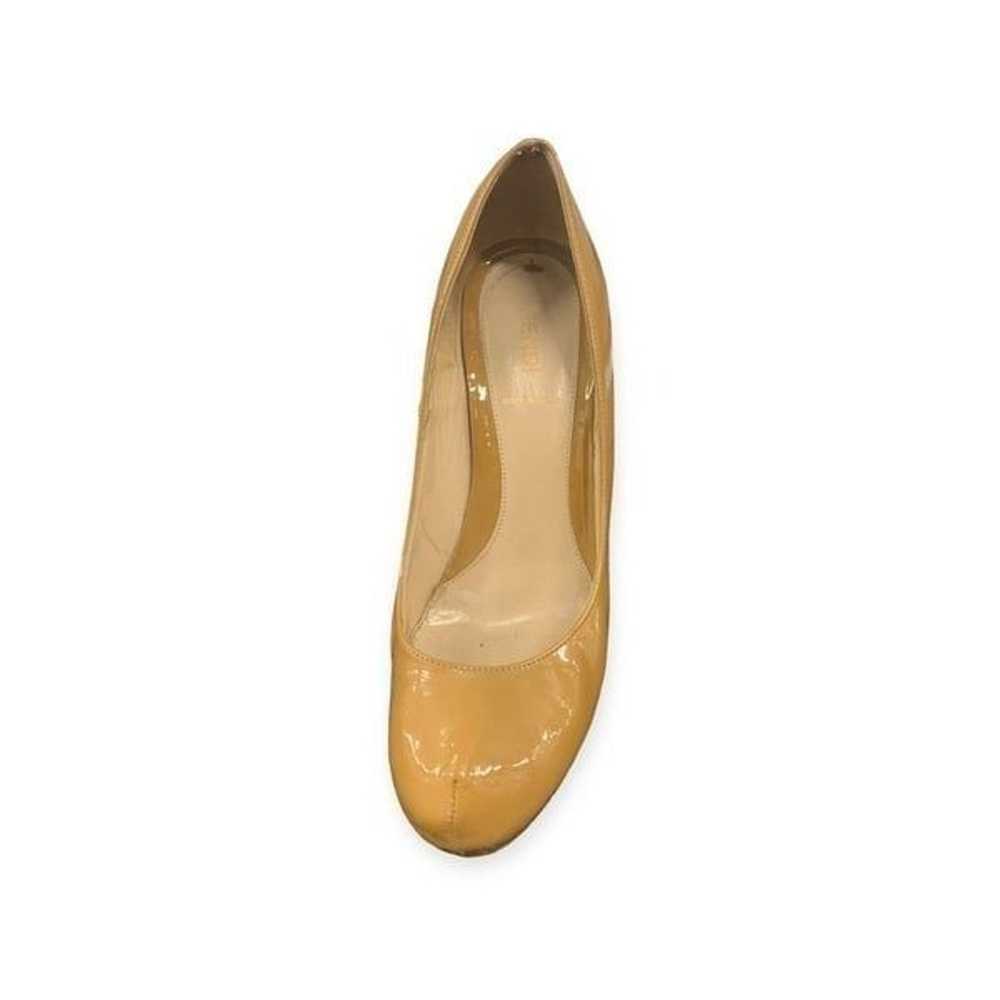 Fendi FF Women’s Patent Leather Beige Heels, 38 - image 4