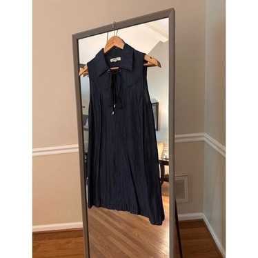 Honey Punch Denim Shift Dress Size Small - image 1