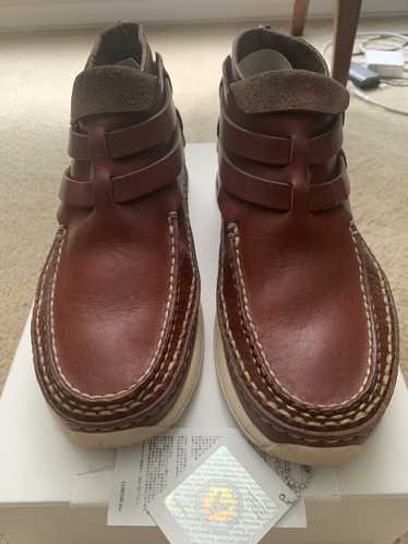 9.5] VISVIM 15AW YUCCA MOC MID FOLK SUEDE MOCCASINS SHOES