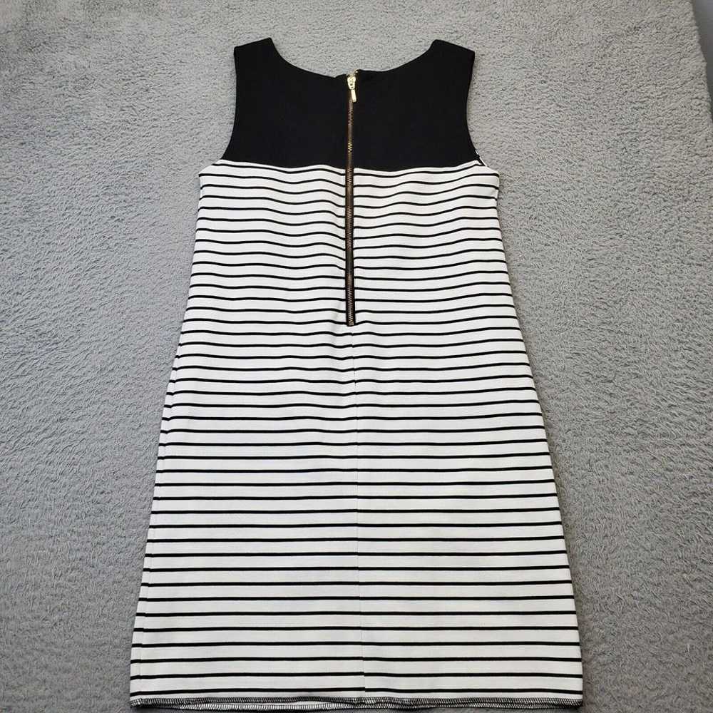 Dex Tank Dress Womens Small Black White Striped S… - image 2