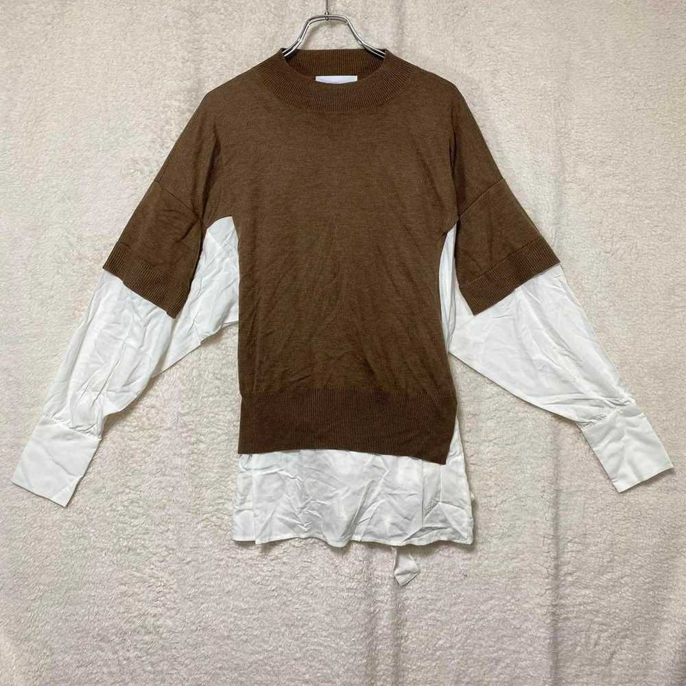 672 【Kikuri】 Long Sleeve Blouse, Long Sleeve Shir… - image 2