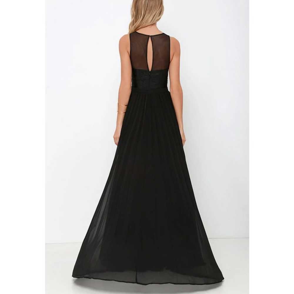 Lulus I'm Flattered Black Embroidered Maxi Dress … - image 2