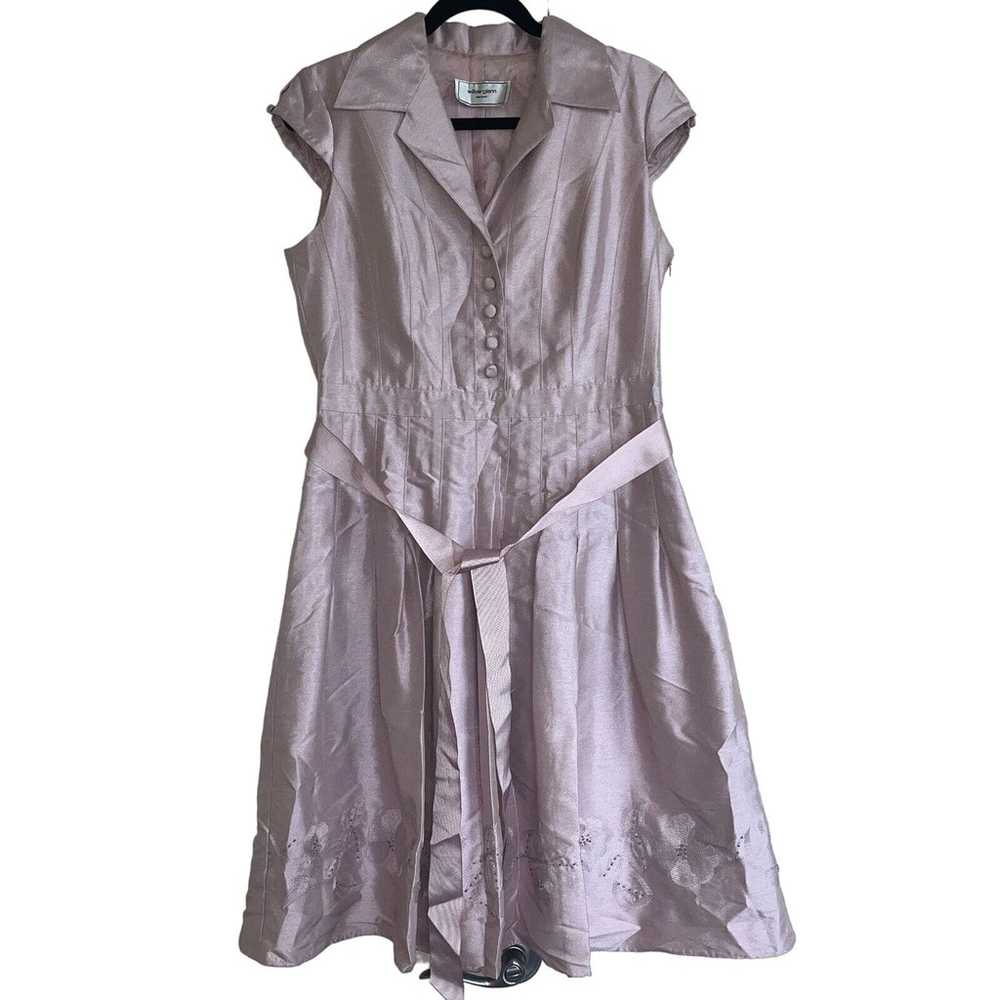 Willow Glenn New York Womens Sz L Pink Metallic P… - image 1