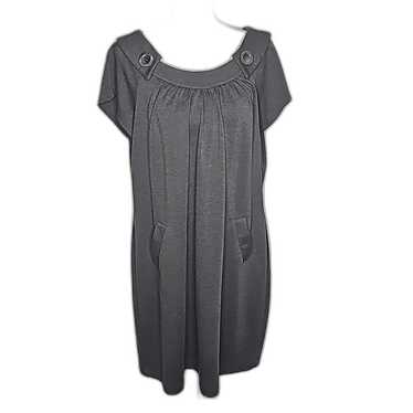 Dress by Evan-Picone Shift Gray Size 16 - image 1