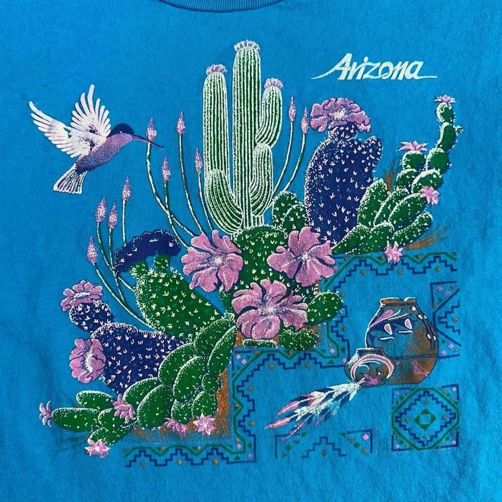 Vintage Arizona Graphic Tee Shirt Size Medium Tul… - image 3