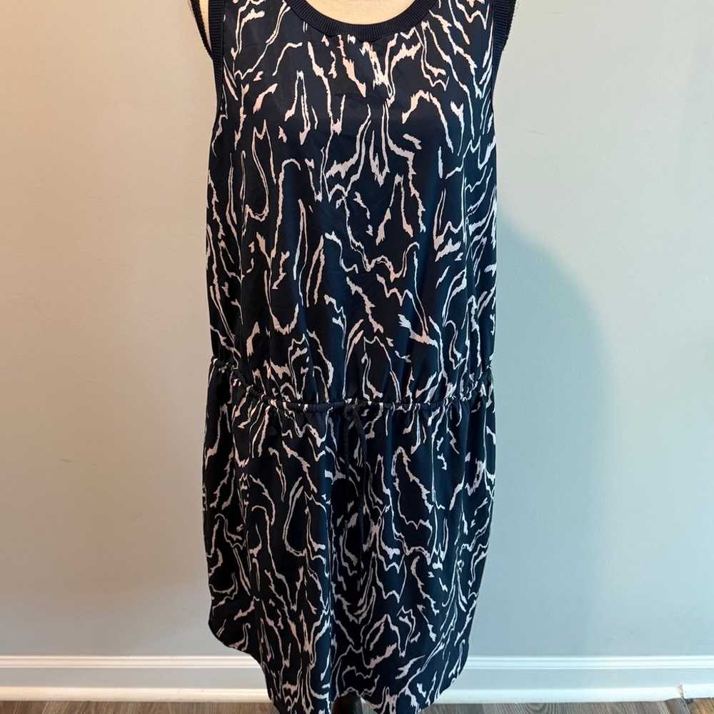 Athleta Rincon Printed Navy Blue Dress Athleisure… - image 10