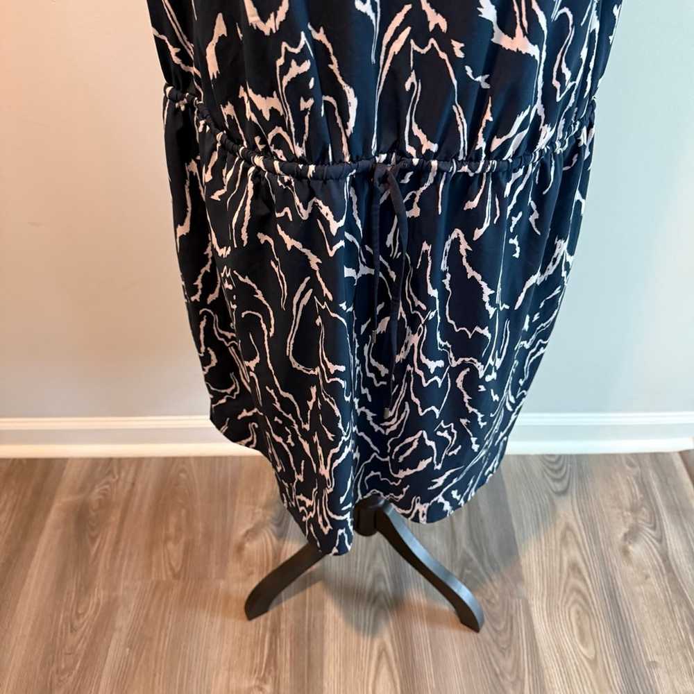 Athleta Rincon Printed Navy Blue Dress Athleisure… - image 11