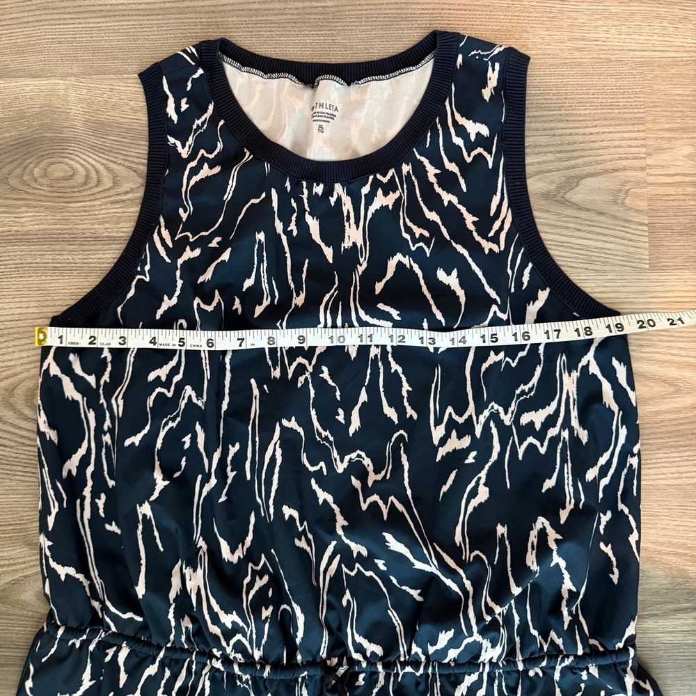 Athleta Rincon Printed Navy Blue Dress Athleisure… - image 6