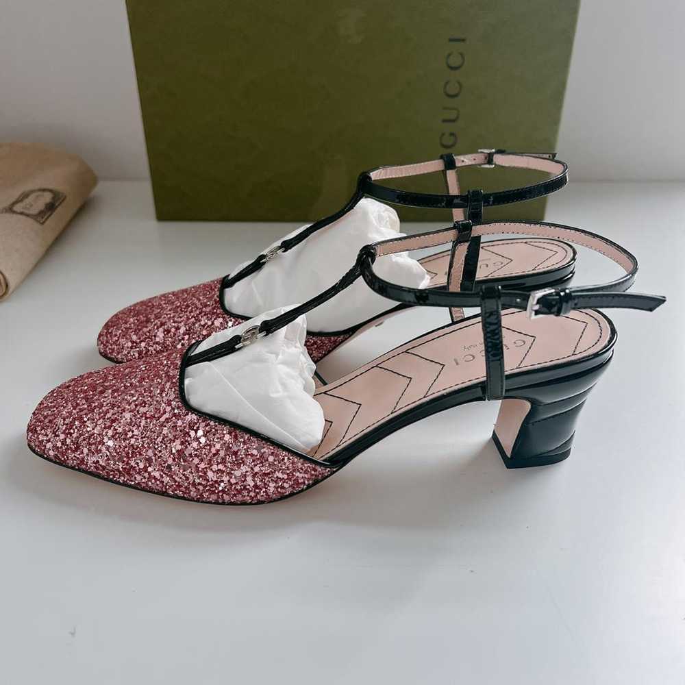 Gucci Glitter heels - image 5