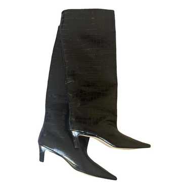 Totême Wide Shaft leather boots - image 1