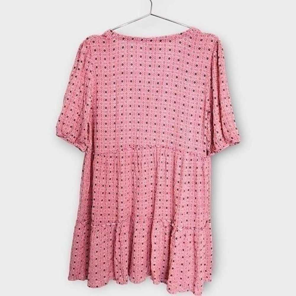 Knox Rose Womens Dress Sz Large Pink 1/2 Sleeves … - image 2