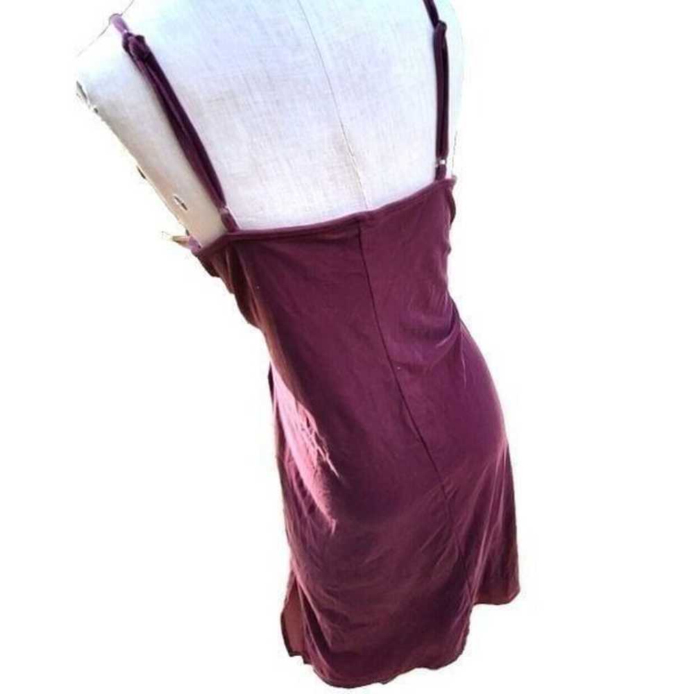 Time and Tru Dusty Mauve Velvet Dress Sz XL - image 3