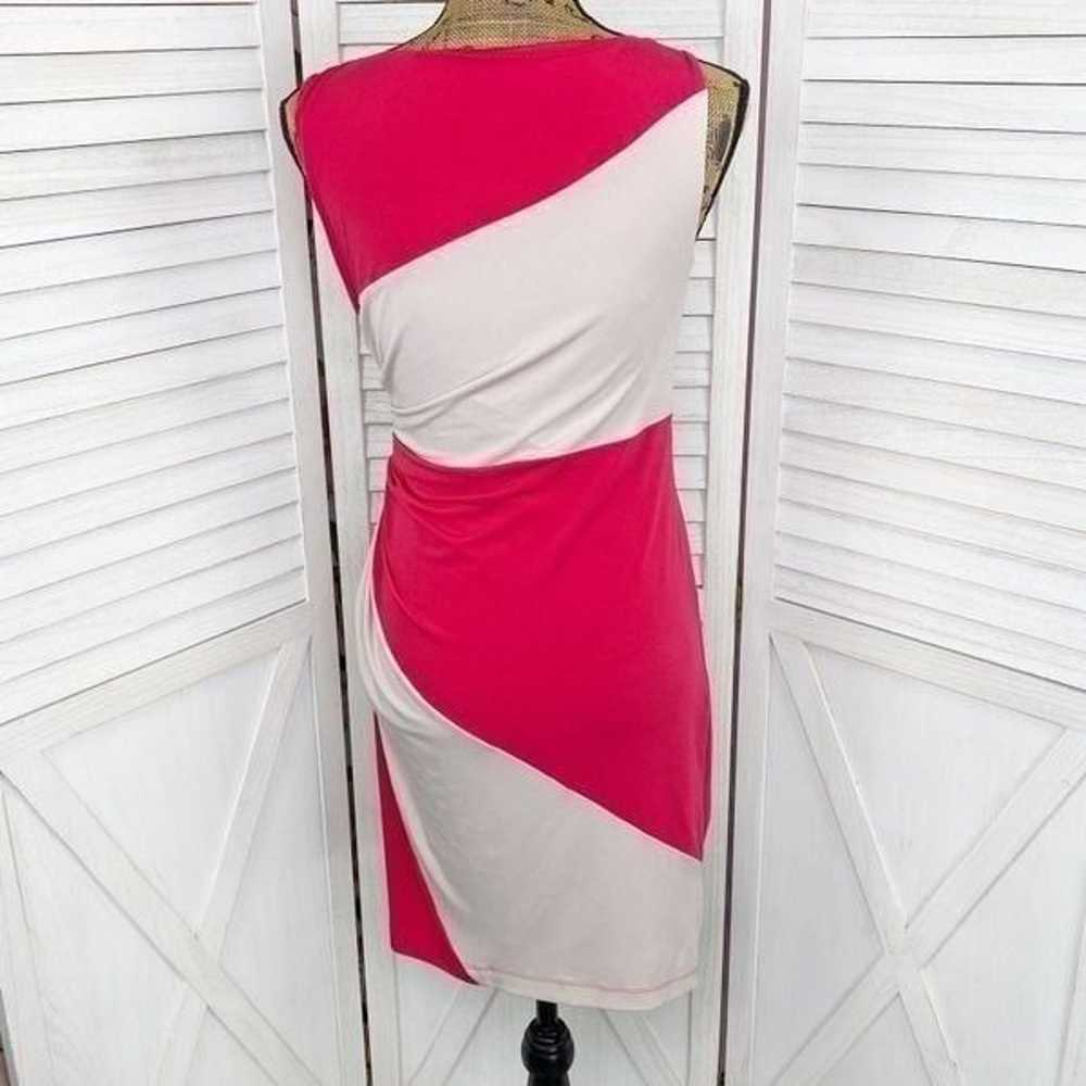 Muse Color Block Ruched Sleeveless Sheath Dress B… - image 3