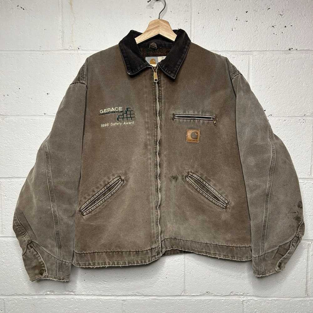 Carhartt Vintage Carhartt Detroit Jacket ”Chestnu… - image 1