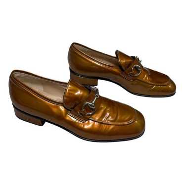 Gucci Brixton patent leather flats