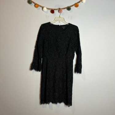 Ann Taylor black lacy dress