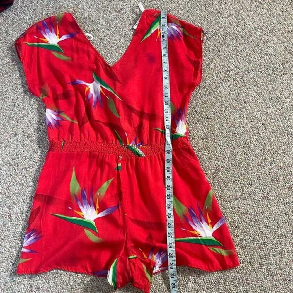 Vintage 1970s Floral Romper Jumpsuit - image 12