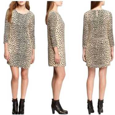 J. Crew Jules wildcat leopard print shift dress 4