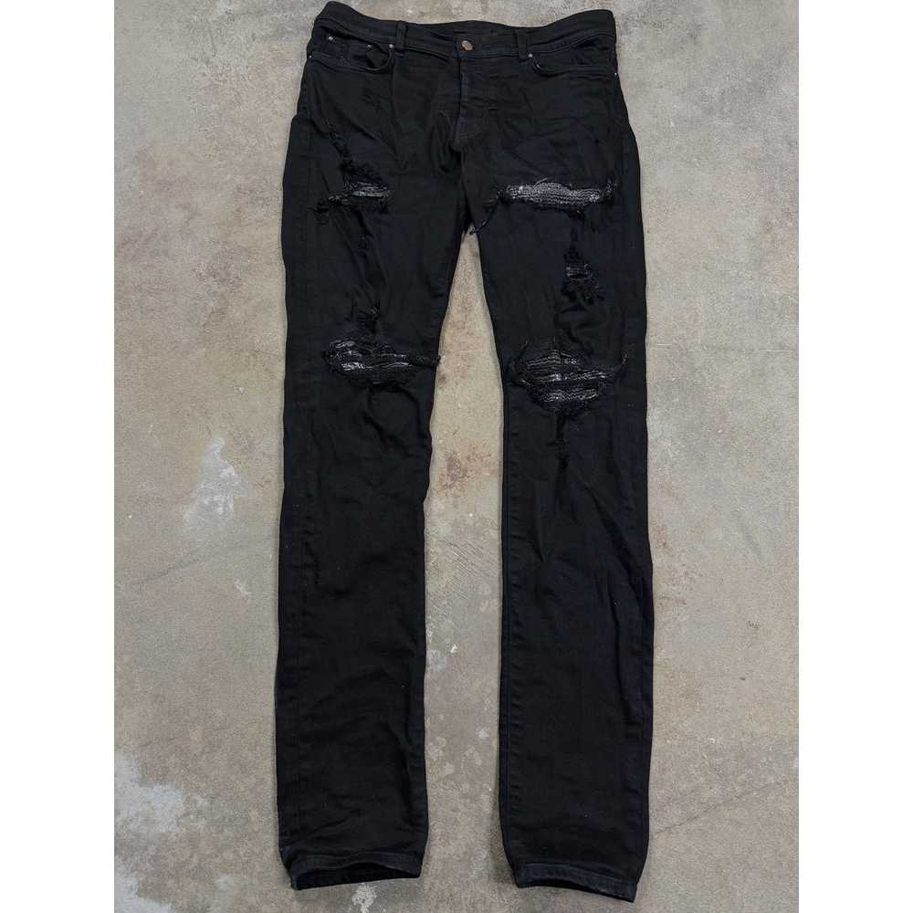 Amiri Amiri MX1 Black Paisley Patch Used 36 - image 1