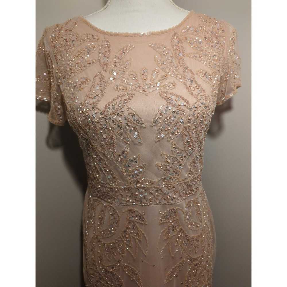 Jkara Beaded Blush Pink Sz 6 Formal Party Dress - image 2